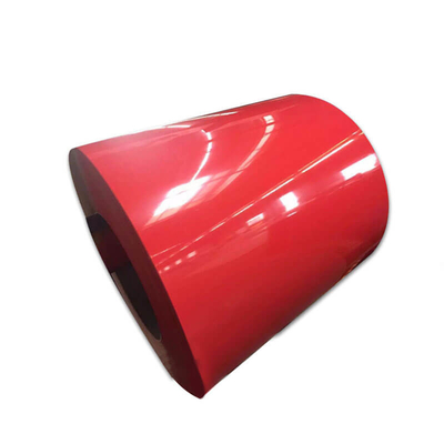 Warna Merah SGCC Prepainted Galvanized Steel Coil PPGL