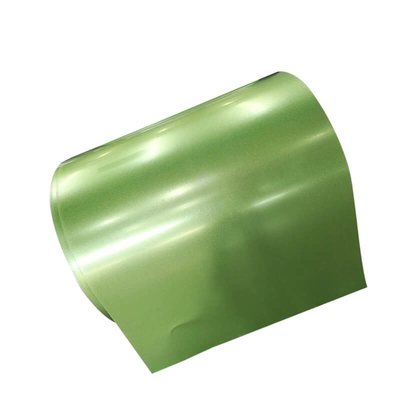 Hijau AZ30-180g / M2 PPGL Steel Coil SGCC Prepainted Aluminium Coil