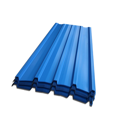 AZ20 Prepainted Steel Roofing Sheet 32 ​​Gauge Blue Galvanized Coated Roofing