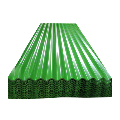 SPGC Prepainted Corrugated Steel Sheets 3-8 Ton Warna Dilapisi Galvanis