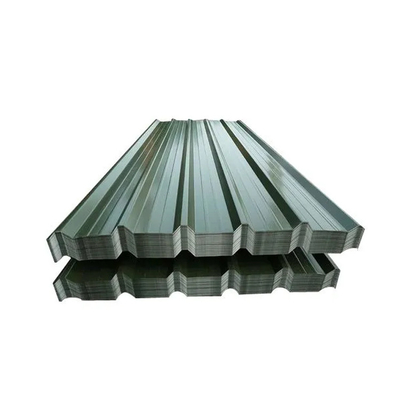 0.6-3m Color Coated Gi Roofing Sheet SPCC Galvanized Color Coated Roofing