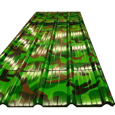 800mm Prepainted Roofing Sheet Z30 Color Coated Steel RAL Color Regular Spangle