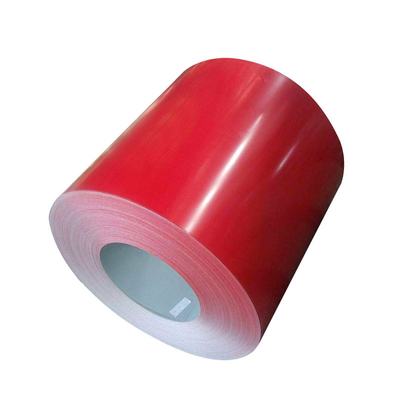 Warna Merah SGCC Prepainted Galvanized Steel Coil PPGL