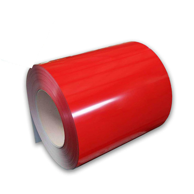 Warna Merah SGCC Prepainted Galvanized Steel Coil PPGL