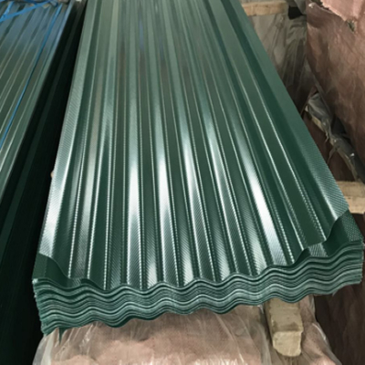 HRB 85 Precoated Gi Sheet 30-600g / M2 Lembar Atap Bergelombang Hijau