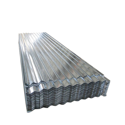 G550 Galvanized Corrugated Iron Roofing Sheets 0.105-0.8mm Plat Logam Bergelombang