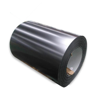 ISO9001 Black Prepainted Gi Steel Coil Ppgi DX51D Digunakan Dalam Konstruksi