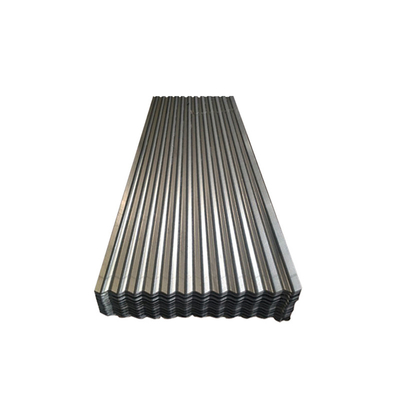 Membangun Atap Besi Galvanis 0.13-0.14Mm Lembaran Atap Baja Bergelombang