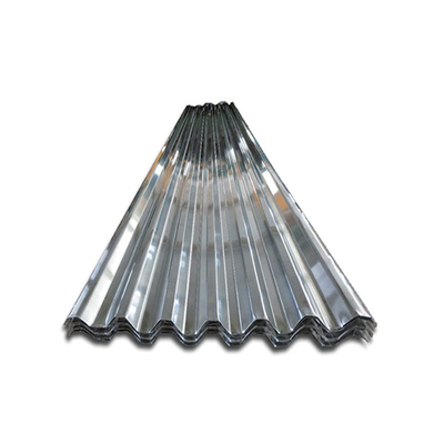 DX51 0.27mm Galvanized Corrugated Sheet Panel Baja Galvanis Bergelombang yang Dicelup Panas