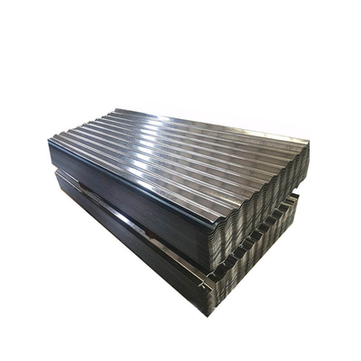 1250mm Lembaran Atap Seng Galvanis Bergelombang SGCH 18 Gauge Atap Logam Bergelombang