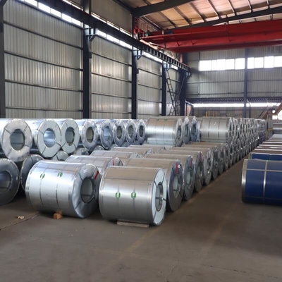 JIS Regular Spangle Galvanized Steel 610mm Hot Rolled Steel Dalam Kumparan