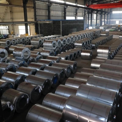 Penuh Keras HRB95 GL Steel Coil 508mm Galvalume AZ50 Coils Anti Jari