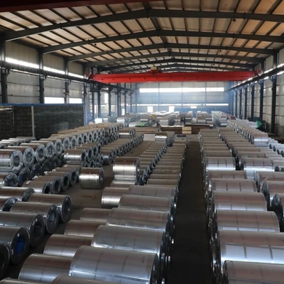 ASTM-A653 Hot Dipped Steel Coil 1250mm Pelat lembaran galvanis