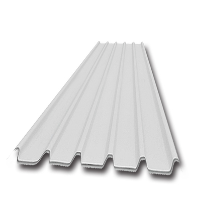 1250mm Lembar Profil Besi Galvanis Precoated HRB65 White Gi Precoated Sheet