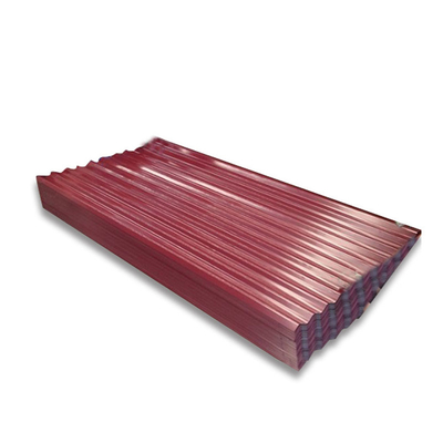 30g Sampai 275g / M2 Lembar Atap Prepainted Z30-Z140 Lembar Galvanis Berwarna