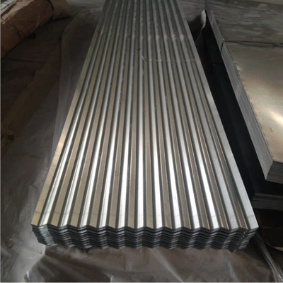 Tebal 0.48mm Galvanized Corrugated Sheet DX51D Corrugated Steel Plate Untuk Atap