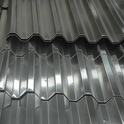 Spcc Galvanized Roofing Sheet PVDF Cat Lembaran Atap Baja Bergelombang