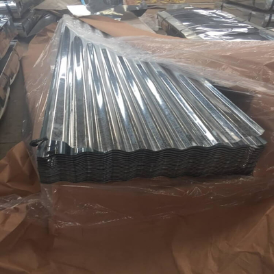 SGHC 32 Gauge Galvanized Roofing Sheet API Konstruksi Panel Baja Bergelombang