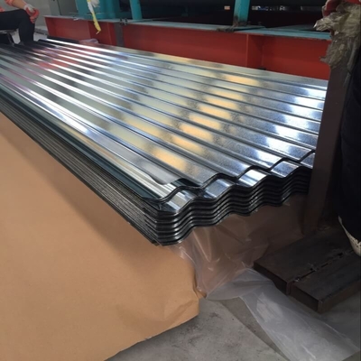 Spcc Galvanized Roofing Sheet PVDF Cat Lembaran Atap Baja Bergelombang