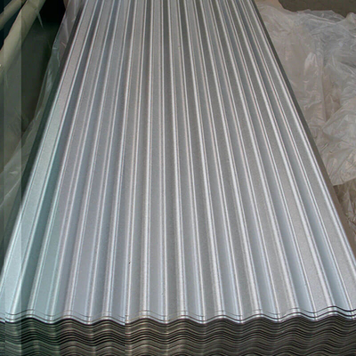 Z125 Galvanized Corrugated Roofing Sheets ISO SGCC Corrugated Metal Sheets 4x8