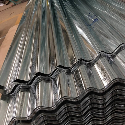 Z125 Galvanized Corrugated Roofing Sheets ISO SGCC Corrugated Metal Sheets 4x8