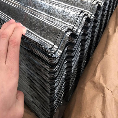 0.11-2.5mm Corrugated Galv Sheets PPGI ISO9001 Panel Atap Galvanis