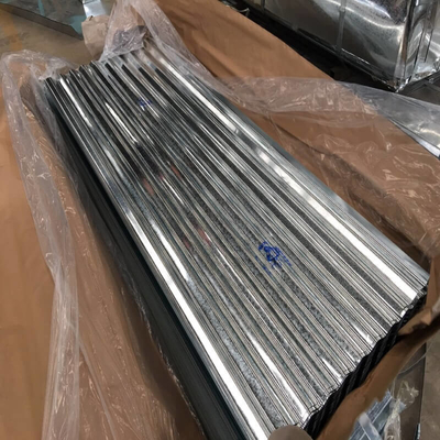 0.18mm Lembaran Logam Galvanis Corrugated Spgc 6ft Galvanized Roofing Sheets