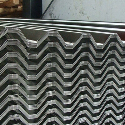DX51D Corrugated Roofing Metal Sheets Lembaran Atap Baja Galvanis 508mm
