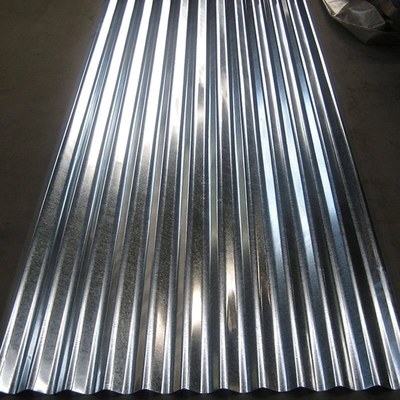 DX51D Corrugated Roofing Metal Sheets Lembaran Atap Baja Galvanis 508mm