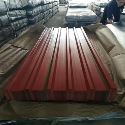 SGHC Blue Metal Sheet PPGI Genteng Logam Bergelombang