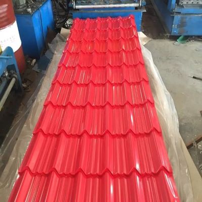 Lembar Atap Prepainted Gelombang T Z90 Lembar Atap PPGI Bergelombang