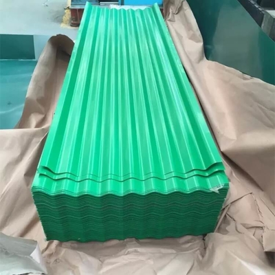 HRB 85 Precoated Gi Sheet 30-600g / M2 Lembar Atap Bergelombang Hijau