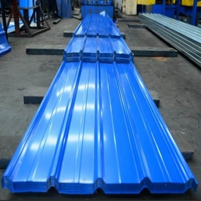 AZ20-AZ160 Powder Black Steel Roof Panels 7-30um Color Coated Sheet RAL