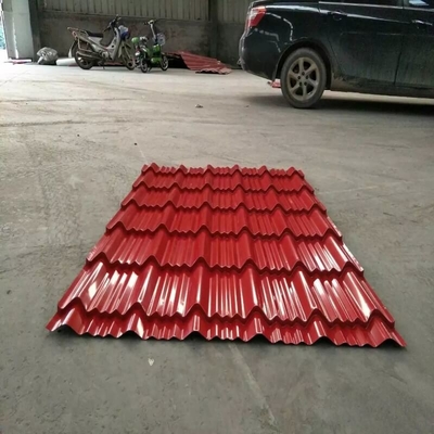 AZ20-AZ160 Lembar Atap Prepainted 0.5mm Lembar Atap Tahan Air