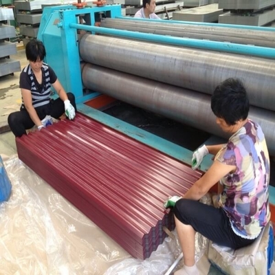 Lembaran Atap Bergelombang Prepainted Ral Zero Regular Spangle Hot Dipped Roofing