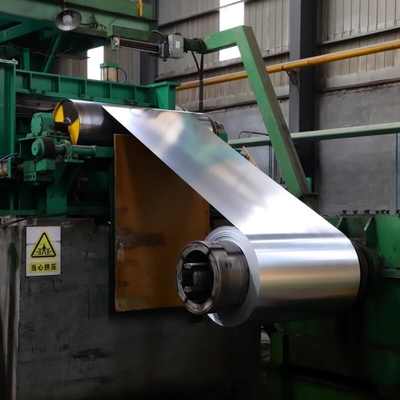 DX51D Galvanized Steel Roll Z275 ISO9001 30-200g Galvanized Coil Stock