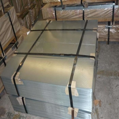 CGCC Flat Galvanized Sheets 1250mm Lembaran Besi Seng Kekuatan Tinggi Hot Cold Rolled