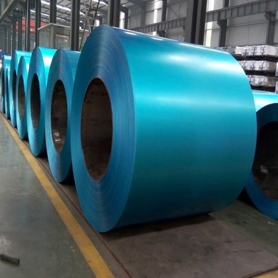 Warna Biru DX51D SGCC GI Steel Coil Galvanis Cold Rolled JISG3003