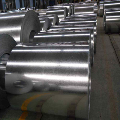 Bangunan 610mm GI Steel Coil ASTM A653 Hot Rolled Galvanized Steel Coil Sheet