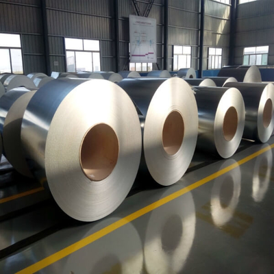 SPCC ISO9001 GI Steel Coil 508mm Galvanized Steel Coil Untuk Lembaran Atap