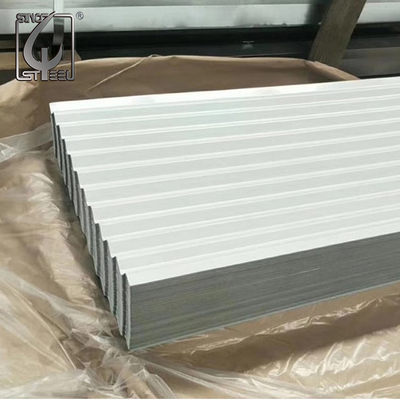 DX51D putih Prepainted Galvanized Steel Sheet 0.3-1.0mm Color Coated Roofing