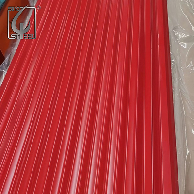 60-275g / M2 Lembar Atap Lapisan Seng PPGI Dengan Panjang 1000mm-6000mm