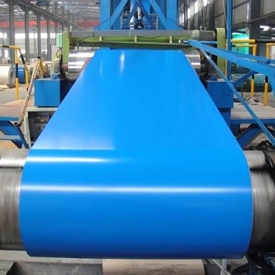 RAL 8017 PPGL Steel Coil 0.11-2.5mm Prepainted Aluzinc Steel Coil