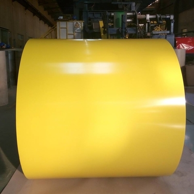 Kuning 610mm Prepainted Steel Coil SGCC Prepainted Galvanized Steel Coil Ppgi