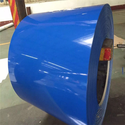 ASTM A792 Dx51d PE Coating Prime PPGI PPGL Brazil Ral9003 Prepainted Galvalume Steel Coil Dengan Film
