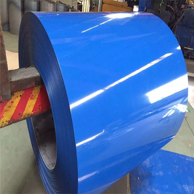 ASTM RAL Color 8-35um PPGI Coil 600 - 1250mm Pre Painted Blue Steel