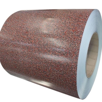 910mm PPGI Prepainted Steel Coil 3-25um Color Coated Coils Bata Kayu