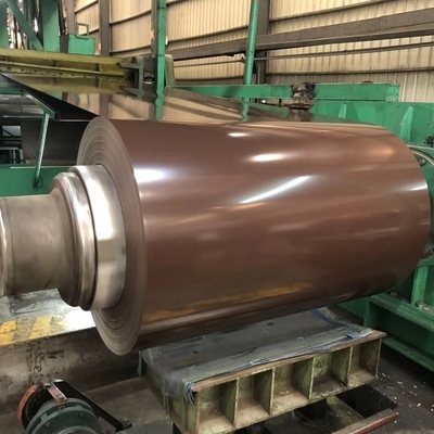HRB95 Prepainted Galvalume Steel Coil 600 - 1250mm PPGI Color Coil Sheet