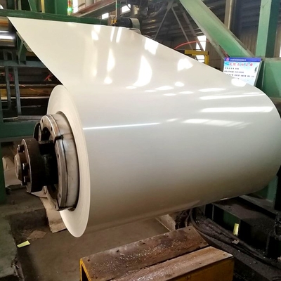 ASTM A792 Dx51d PE Coating Prime PPGI PPGL Brazil Ral9003 Prepainted Galvalume Steel Coil Dengan Film
