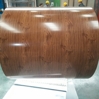 Kumparan Baja Galvanis Warna Dilapisi 5-10um Pelapis Sisi Belakang ID 508 / 610mm